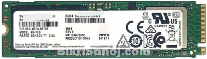 Samsung Pm981a 256GB NVMe M.2 SSD